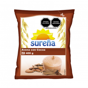 AVENA CON CACAO 400gr (Paq. 12 pzs)