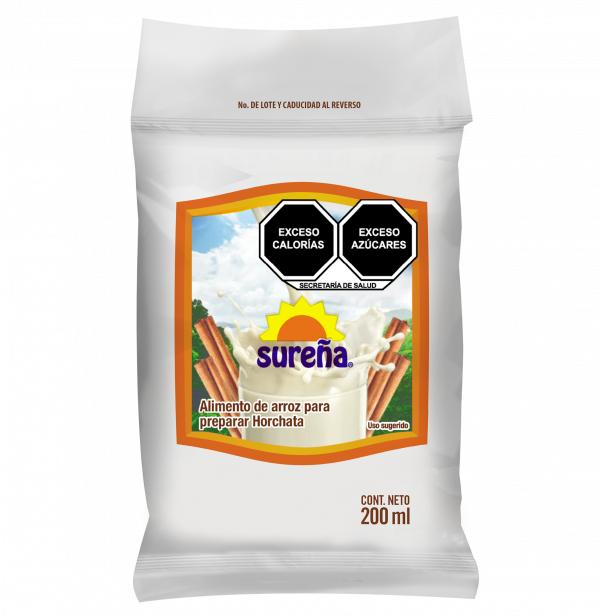 SOBRE DE HORCHATA DE ARROZ Y CANELA 200ml (Caja 36 pzas)